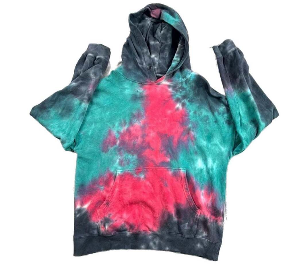 Kuwalla Tee Tie-Dye Pullover Hoodie Size L